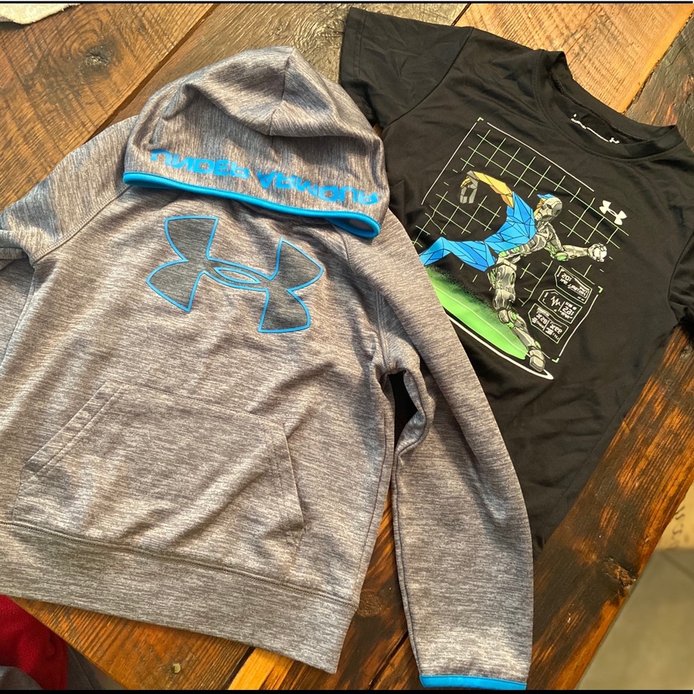 Boy size 6 under armour bundle